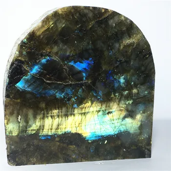 Naturlige labradorit kvarts krystal modellen boligudstyr dekoration stone og crystal Reiki healing