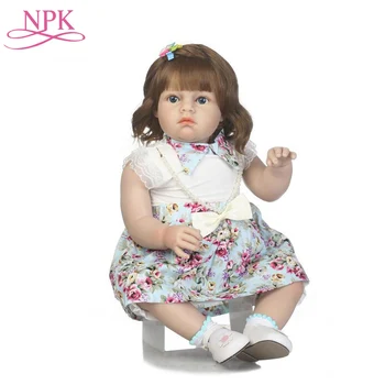NPK-70Cm Baby Dukker Silikone Nyfødte Realistisk Dukke Bløde Real Touch Klud Krop Bebe Genfødt lille Barn Dukke Oprindelige Levende Dukker Toy