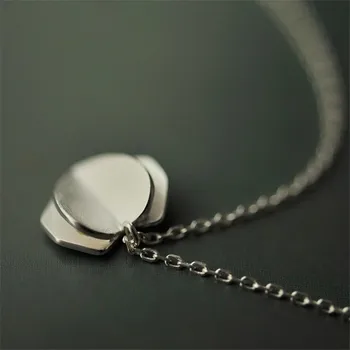 Nye Mode, Trendy Smykker Frisk Kærlighed Hjerte Den Oprindelige Kravebenet 925 Sterling Sølv Halskæde Anti-allergisk H52