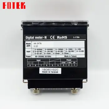 Nye originale FOTEK digitalt amperemeter counter AA-24T 5A / 5.00