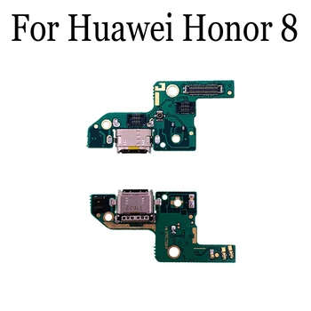 Nye Originale Til Huawei Honor 8 USB-Dock Oplader Port Mic Mikrofon Modul Board Flex Kabel Udskiftning af Dele Honor8
