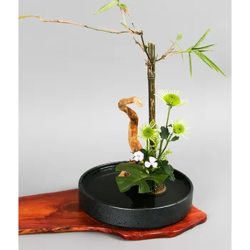 Professionel Ikebana Blomst Pin Frog Runde Japansk Kenzan Blomst Frog Blomst Arrangement