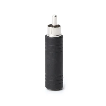 RCA Phono Stik til 6,5 mm Mono Kvindelige Jack Stik Audio-Kabel-Adapter Stik