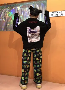 Retro Tegnefilm Med Bukserne Harajuku Streetwear Bukser Kvinde Mand Bred Ben Bukser Pantalones Mujer Cinture Alta
