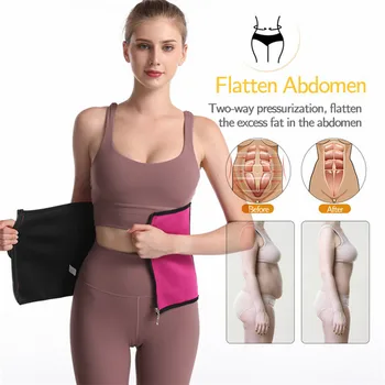 Shaperwear Talje Træner Neopren Sauna Bælte for Kvinder Vægttab Cincher Organ Shaperen Tummy Control Strap Slankende Fitness Bælte