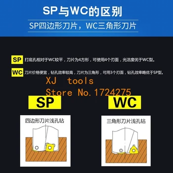SP C32-2D-SD25.5--SD33.5,udskift Knive Og Bor Type For SPMW SPMT Indsætte U Boring Overfladisk Hul korthulsbor