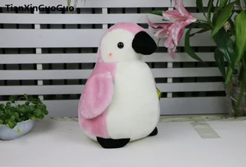 Store 33cm dejlig pink penguin blød dukke plys legetøj smide pude fødselsdag gave h2091