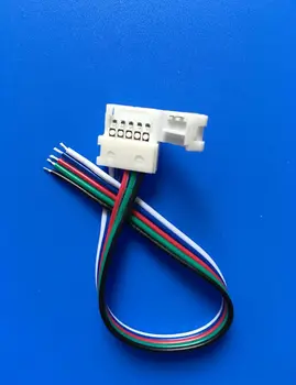 [Syv Neon]Led strip-stik kabel med den ene ende klip for 5pin 12mm FPBC yrelsen 5050 RGBW led smd strip-stik kabel