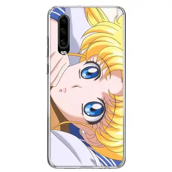 Tegnefilm Sailor Moon Anime Telefonen Tilfælde Dække For Huawei P40 P30 P20 P10 Mate 30 20 10 S Smart Z-Pro Plus Lite Coque Capa Shell