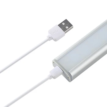 Trådløs bevægelsesføler LED Lys USB-Genopladelige Stick-on Magnetiske 20LEDs Nat Lys for Skab Skab