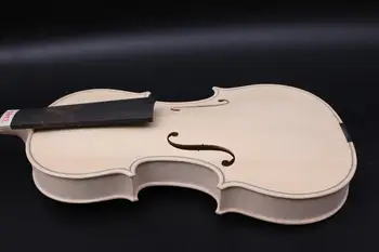 Ufærdige 4/4 Violin Håndlavet Violin Stradivari Model Flamme Ahorn, Gran #3242