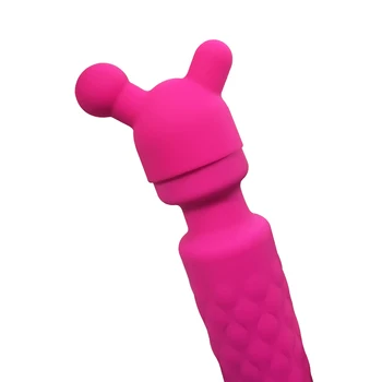 Vibratorer Tilbehør Caps Hovedbeklædning Hat Udvidelse til Wand Vibrator Sex Legetøj for kvindens Klitoris Stimulator Adult Sex Toy
