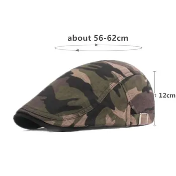XdanqinX 2020 Nye Voksne Mænds Mode Bomuld Baretter Kvinders Camouflage Hat Justerbar Størrelse Mærker Cap fars Hatte Tungen Caps