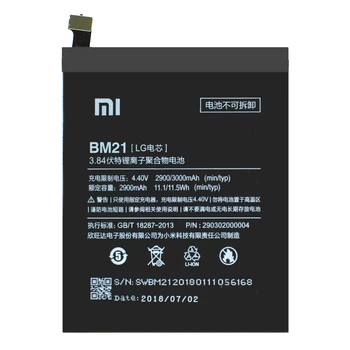 Xiao Mi Oprindelige BM21 For XiaoMi Redmi Bemærk Mi Bemærk 5.7 2900mAh Reelle Kapacitet Genopladeligt Telefon Batteria Akku