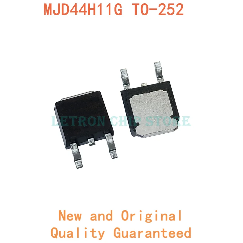 10STK MJD44H11G TO252 J44H11G TIL-252 4H11G SMD MJD44H11 DPAK nye og originale IC Chipset