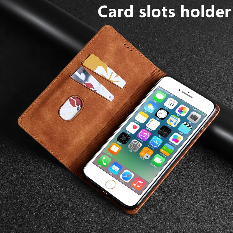 PU læder telefonen tilfælde kreditkort holder til Asus ZenFone 4 ZE554KL/Asus ZenFone 3 Zoom ZE553KL telefonen bag støtteben hylster hoes