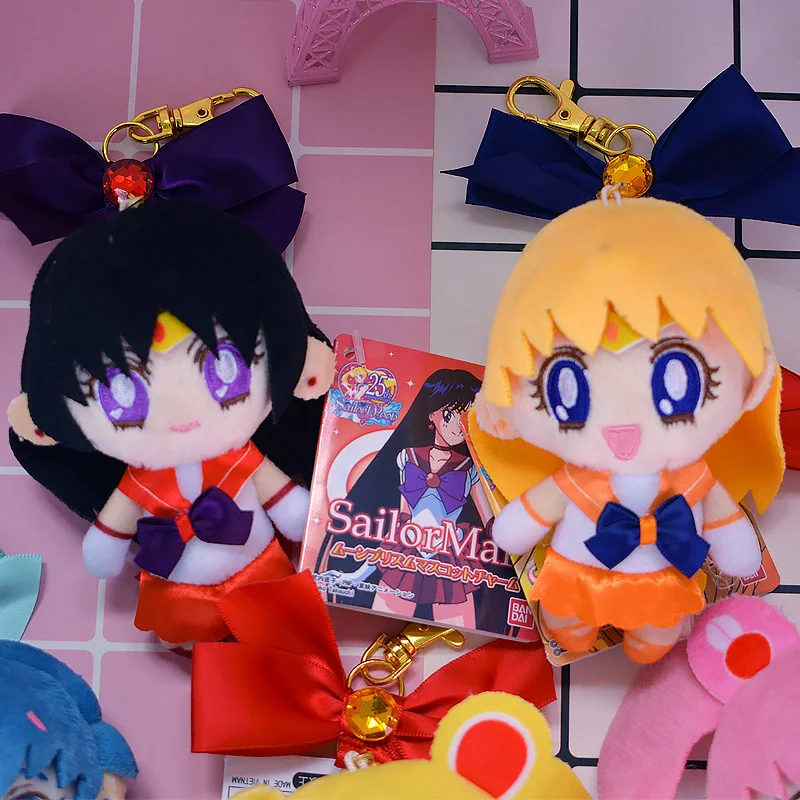 IVYYE 10CM Sailor Moon Anime Fyldte Bløde Dukker kæde Vedhæng Bløde Ornament Dukke Nøglering Tegnefilm Soft Toy Gaver Ny