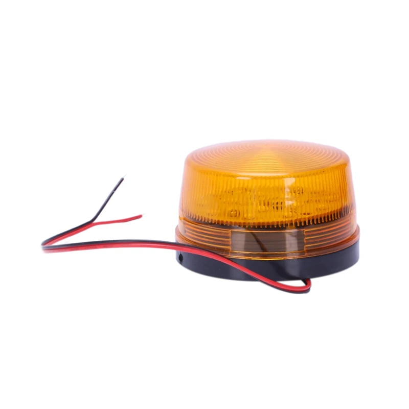 12V Sikkerhed Alarm Strobe Signal Sikkerhed Advarsel Blinkende LED-Lys, Orange