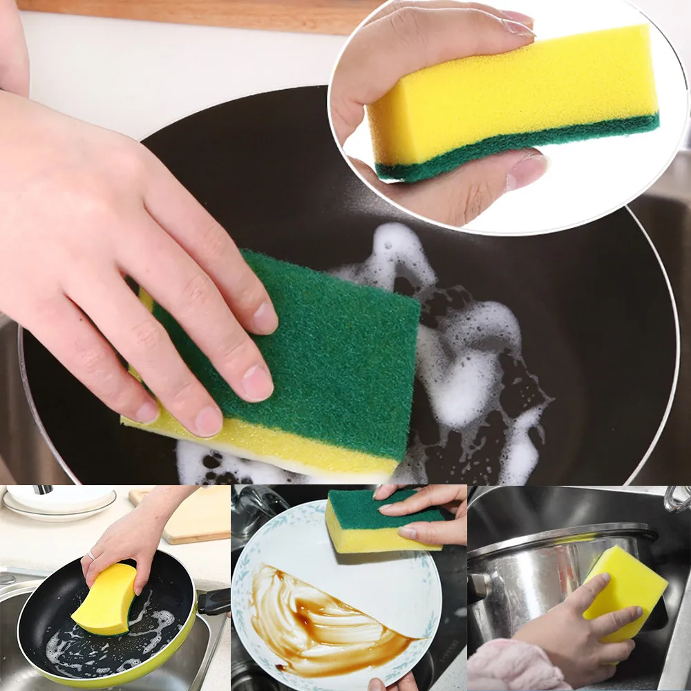 1stk rensebørste Køkken Nano Emery Magic Clean Rub Pot Rust Focal Pletter, Svamp Fjerne blød Svamp til Rengøring af Køkkenet
