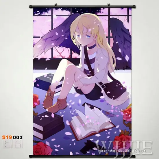 Japansk Anime Spil Angels of Death tegn sexet pige Rachel Gardner Home Decor Væggen, skal du Rulle Plakat Dekorative Billede