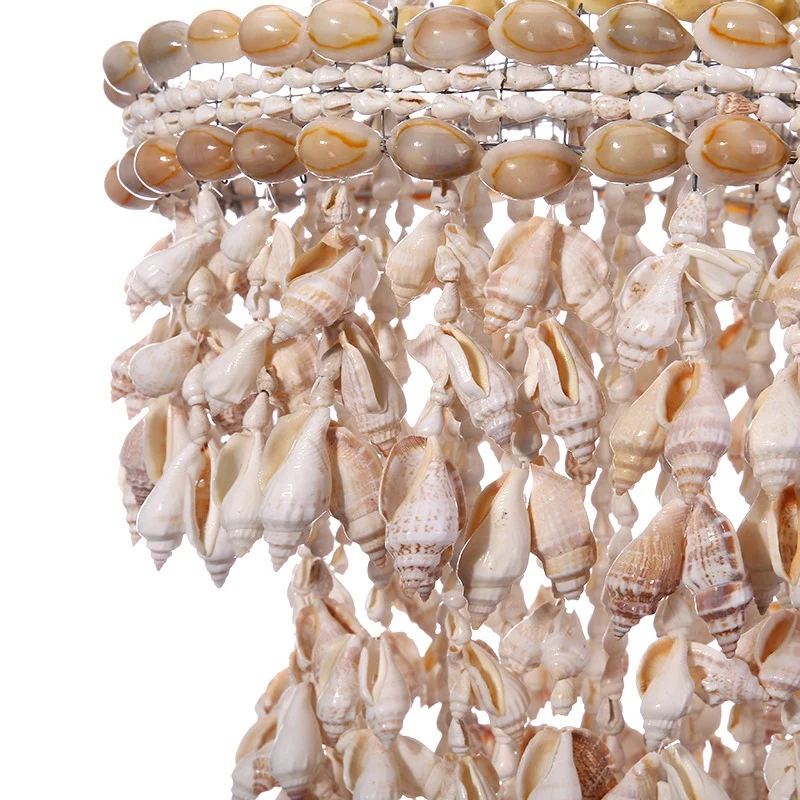 Conch Sea Shell Wind Chime for Udendørs Indendørs Hængende Pendel Shell Hængende Ornament Væg Udsmykning til Haven