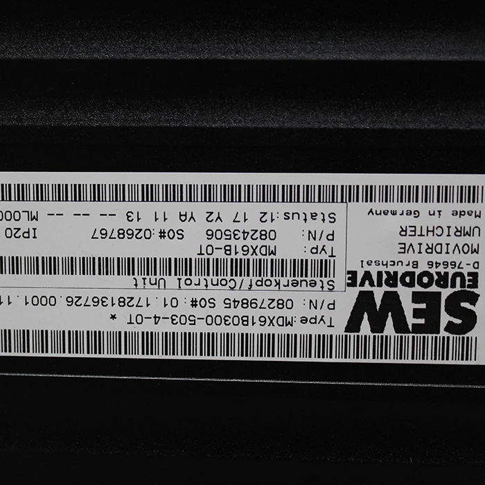 SEW EURODRIVE MDX61B0300-503-4-0T MDX60A0300-503-4-00 frquenzumrichter