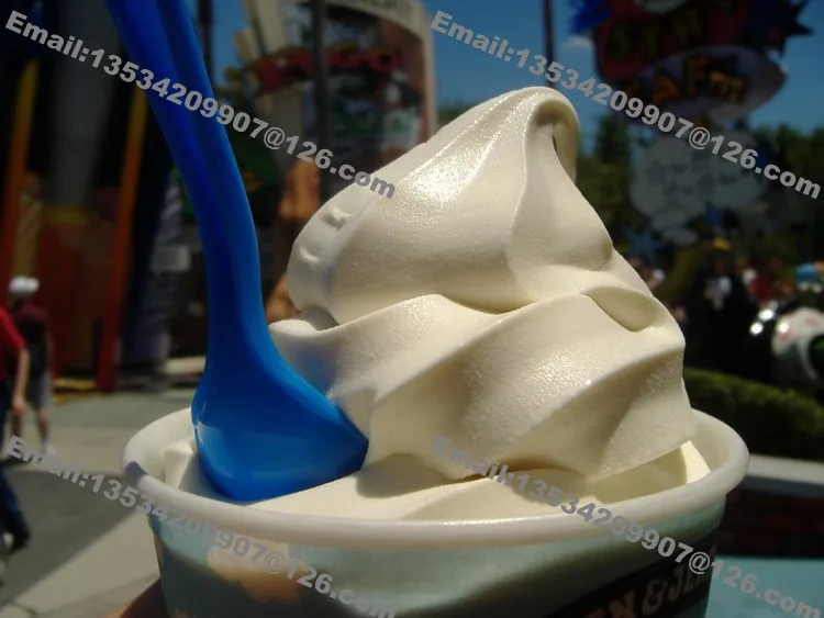 22L Flozen Yoghurt Bordplade i Rustfrit Stål Kommercielle 110v 60Hz 220v 50Hz Elektrisk 3 Smag Soft Ice Cream Maker Machine
