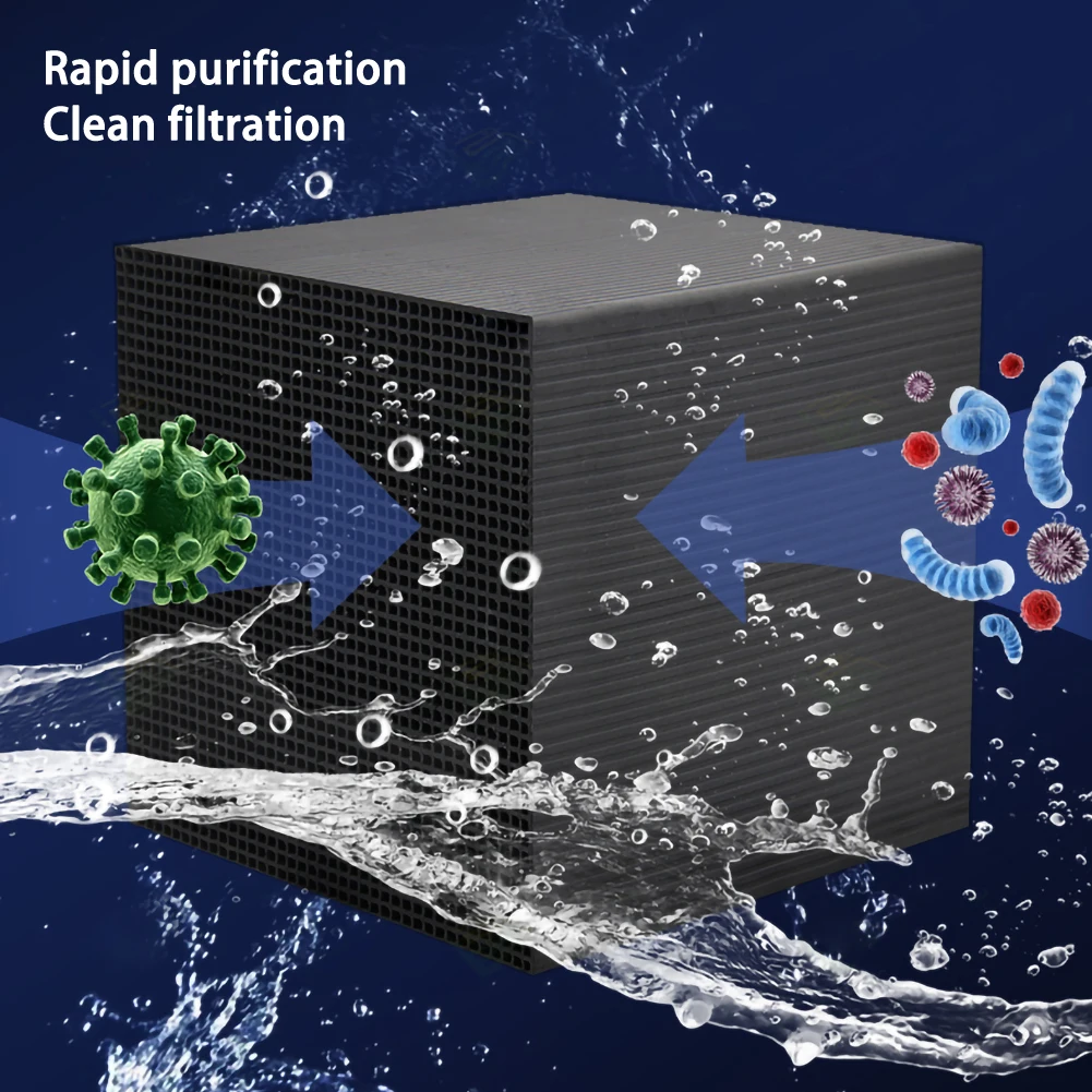 Nano Rensning af Vand Terning for Fisk Tank Bunden Filter Materiale Gavnlige Bakterier Dyrkning Øko-Akvariet, Rense Terning