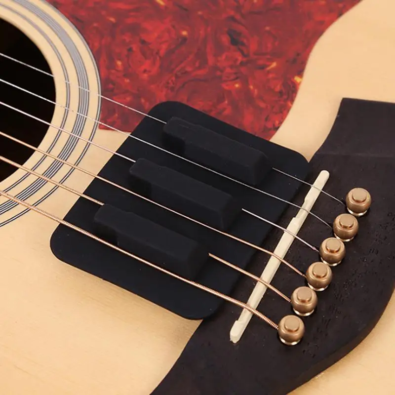 Akustisk Klassisk Guitar lyd fra Blød Silikone Guitar Praksis Lyddæmper Guitar-Dele & Tilbehør til Begyndere