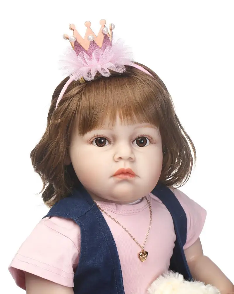 NPK-70Cm Baby Dukker Silikone Nyfødte Realistisk Dukke Bløde Real Touch Klud Krop Bebe Genfødt lille Barn Dukke Oprindelige Levende Dukker Toy