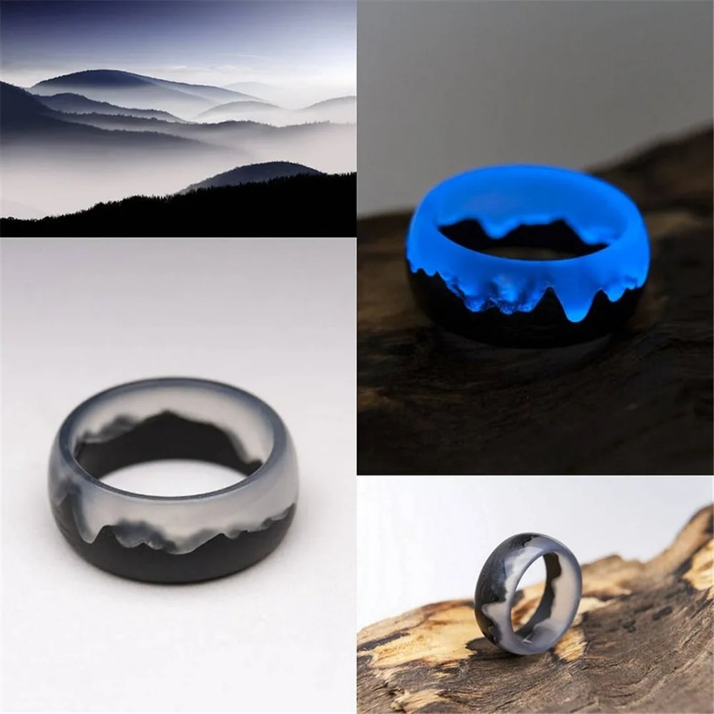 Lysende Ring Kreative Rustfrit Stål Dragon Ring lysende Ring, der Gløder I Mørke Par Ringe Smykker Til Mænd Og Kvinder Guldsmed