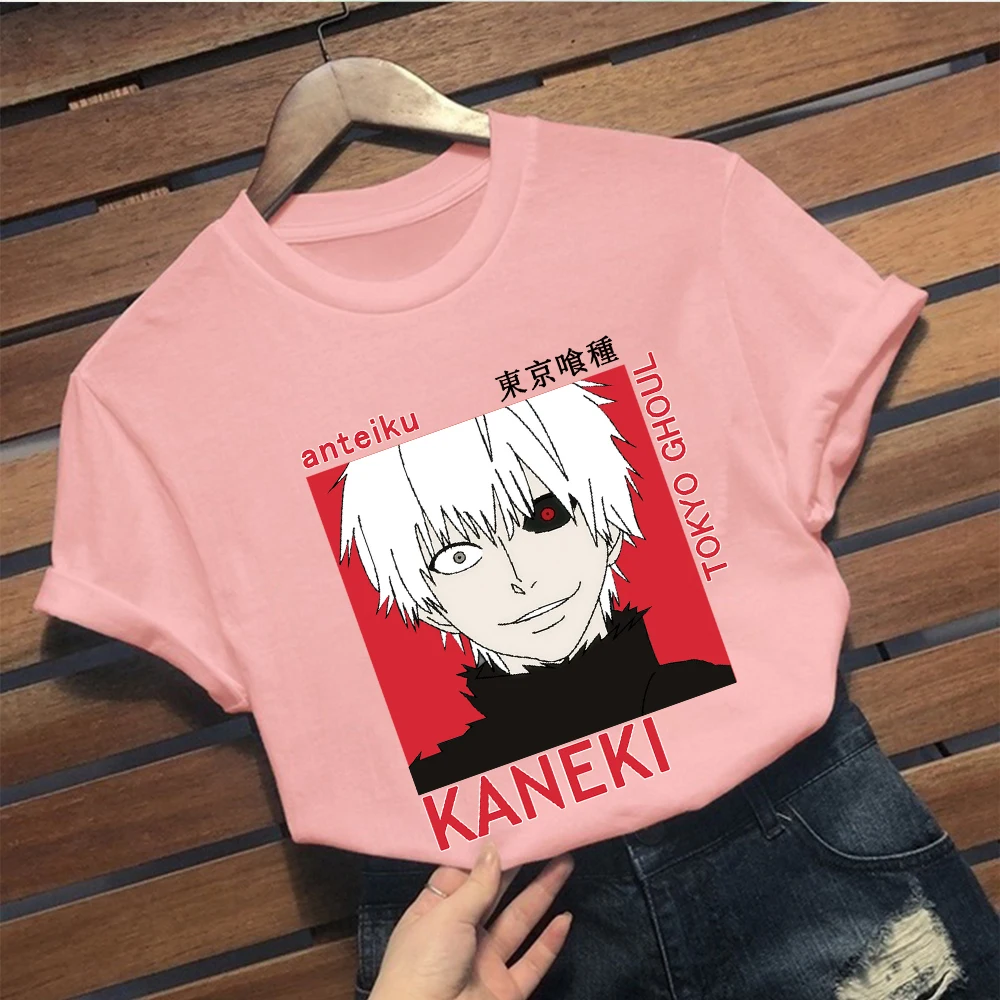 Kaneki T-shirt Tokyo Ghoul Casual t-Shirt Kvinder Toppe