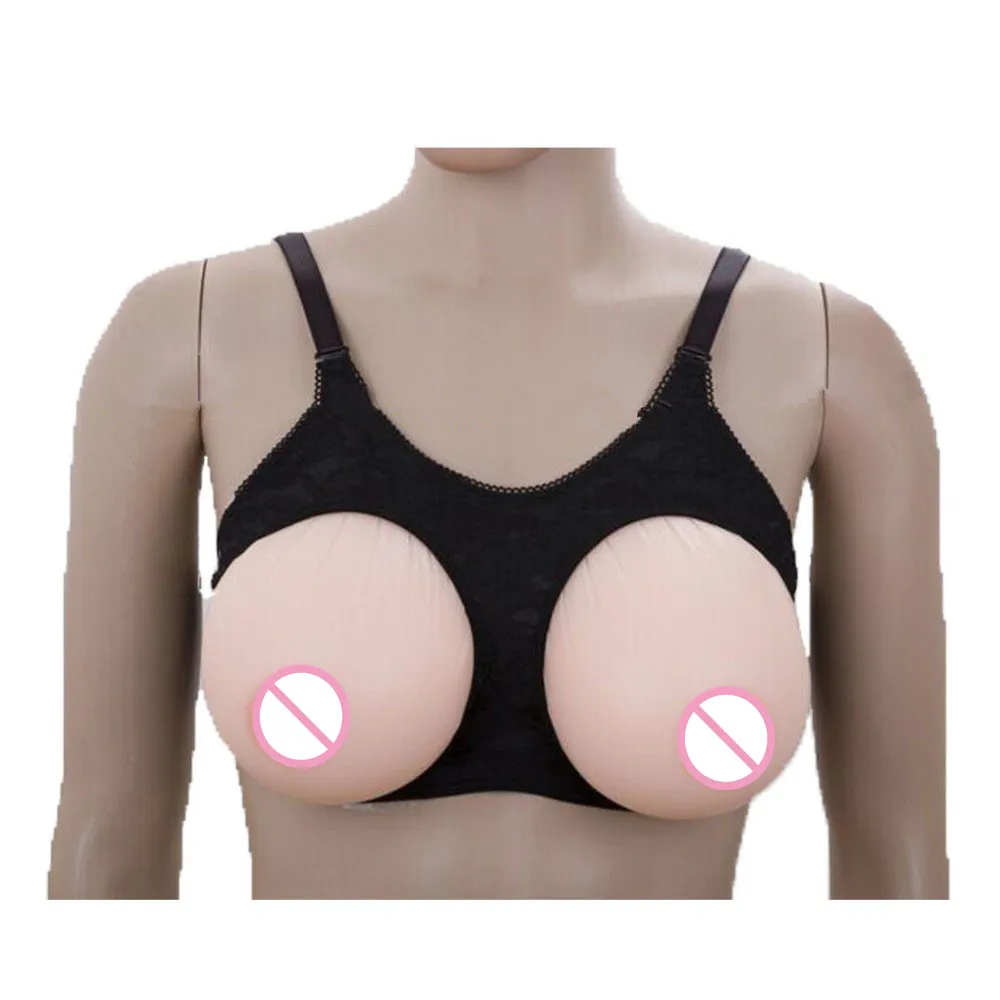 Hot Salg Kunstige Blød Silikone Bryst Form Falske Bryster med Undertøj for Postoperative Boobs Forstærker 1200g-1600g
