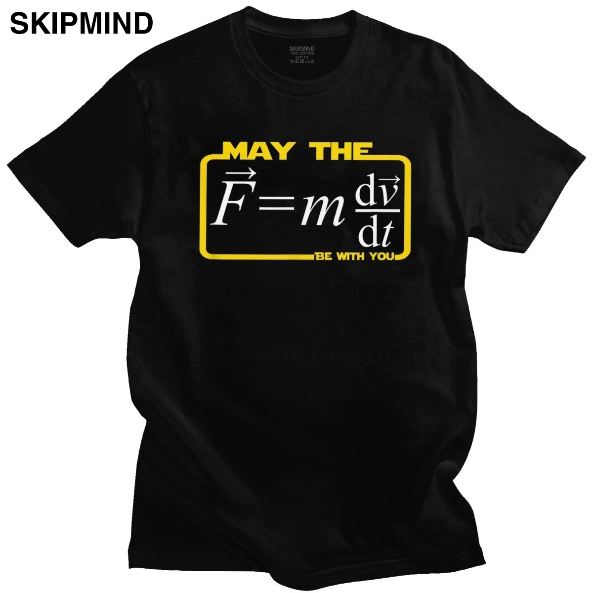 Mænd er Sjovt, Kan Det F=mdv/dt) Være Med Dig Tshirt Korte Ærmer Bomuld Fritids-T-shirt Humor Videnskab Shirt Fysik Matematik Tee Gave