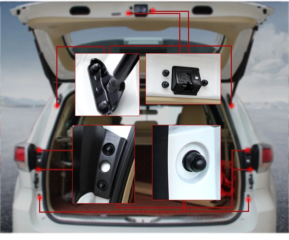 16PCS Bil Indvendigt Tilbehør Universal-Automatisk Skrue beskyttelseshætte til Infiniti Q50 Q50L QX60 Bil Styling Tilbehør