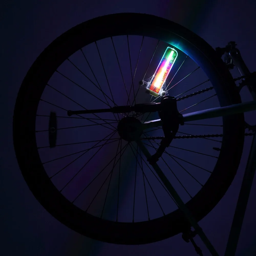 Nye Ankomst Farverige Cykel Lys Cykel Cykling hjuleger, Lys 32 LED 32-mønster Vandtæt Drop Shipping
