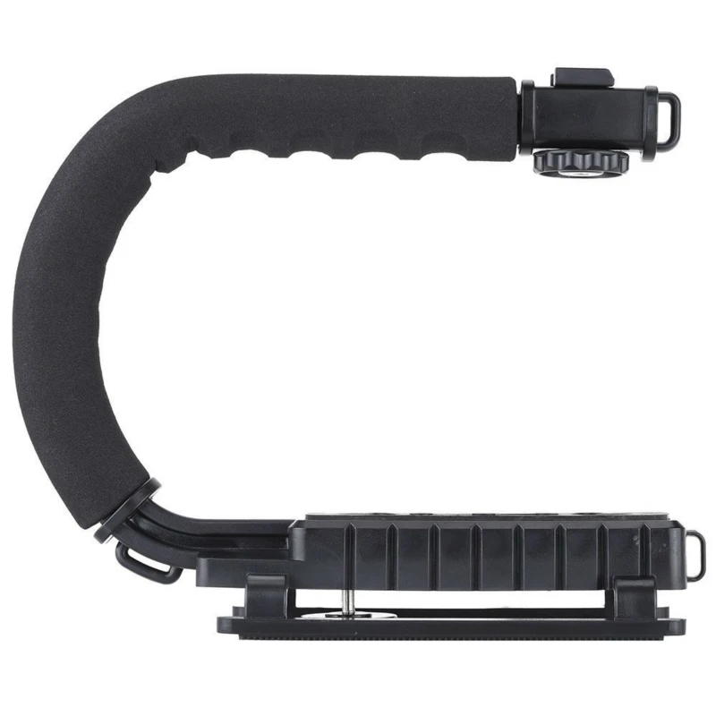 2018 U/C-Formet Beslag Holderen 3 Sko Mounts Håndtere Håndholdt Indsats Stabilisator Greb til Canon Nikon Sony DSLR-Kamera