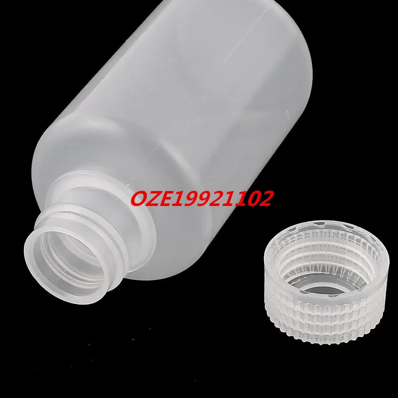 5pcs 100 ml Plast Runde Lille Mund Forseglet reagensflasken Laboratorium udstyr