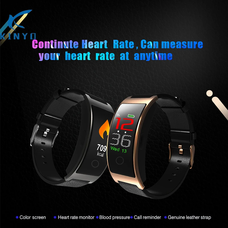 Fantastisk smart armbånd blodtryk sundhed tracker smartband høj kvalitet, smart armbånd kompatibel til Android & IOS telefon