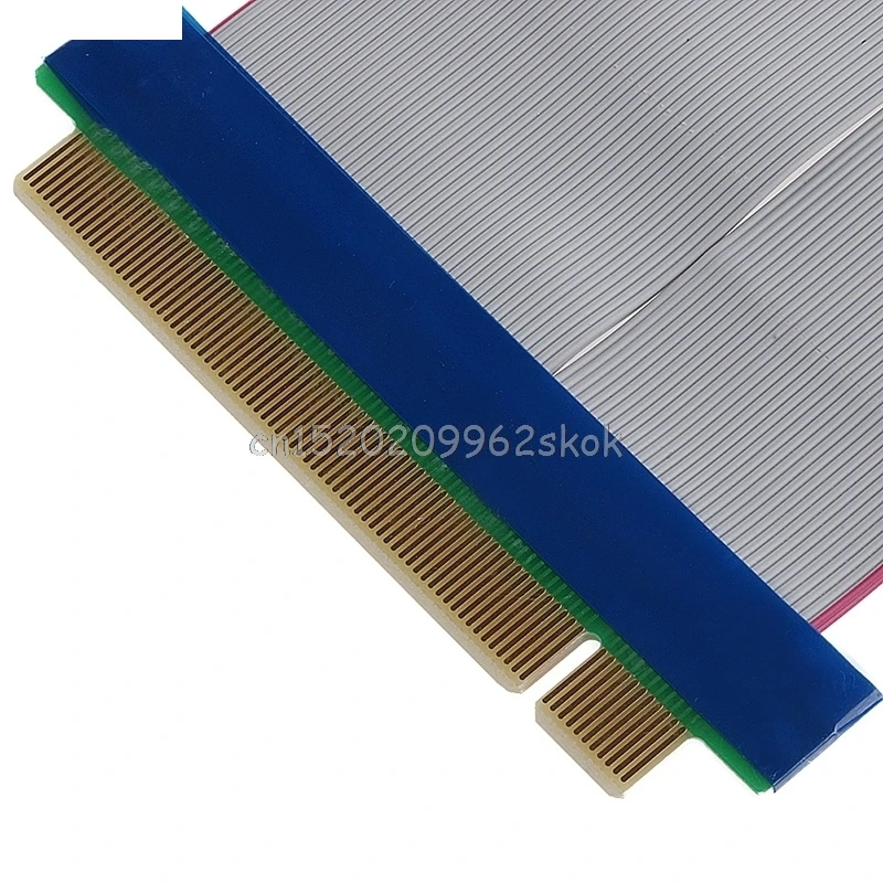 PCI-E 16X til 16X Riser Extender-Kort Adapter PCIe 16X PCI Express-Flexible Kabel