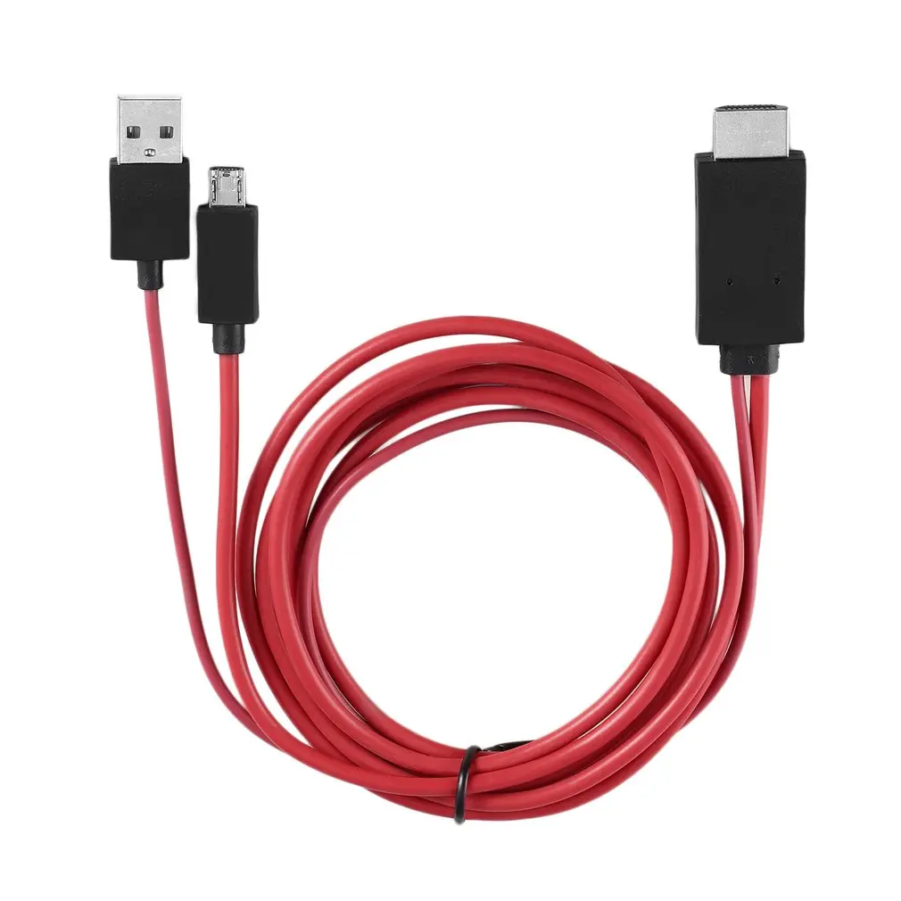 Micro USB til HDMI Kabel 1080P HDTV Kabel MHL Adapter Converter for Samsung, Huawei, Sony, HTC, LG