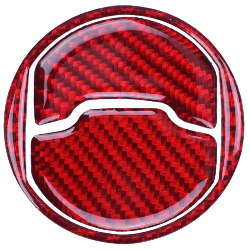 2STK for Ford Mustang Carbon Fiber Bilen Centrale klimaanlæg Outlet Dekorative Cover Sticker Tilbehør