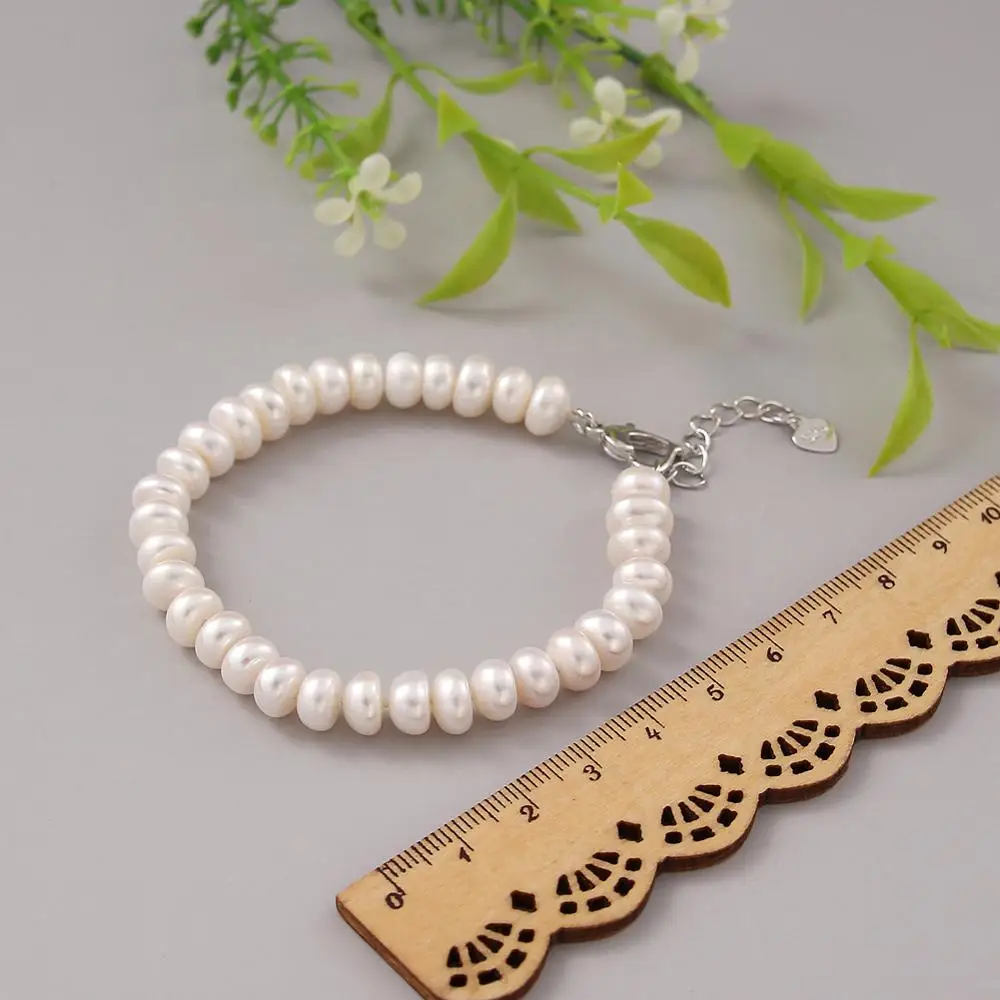 Coeufuedy Naturlige Ferskvands Perle Armbånd til Kvinder Bryllup Mode charme Armbånd Fine Smykker