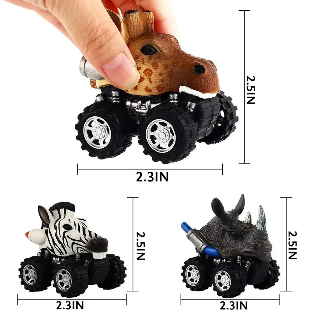 LeadingStar Søde Dyr Form Model Mini Trække Sig Tilbage Til Bilen Toy Tidlig Pædagogisk Legetøj Perfekte Gave