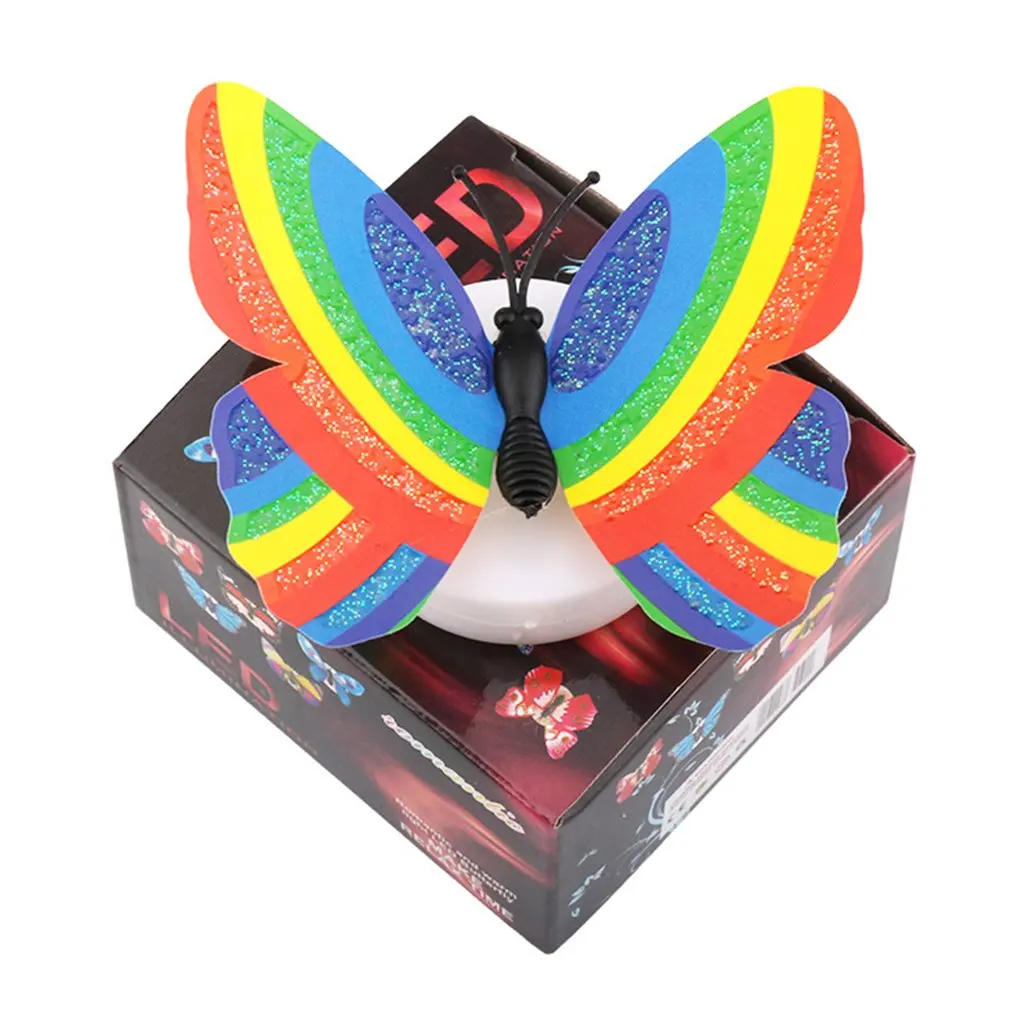 Kreative Sød 3D Butterfly LED Lys Farve Skiftende Nat Lys Hjem Værelses Skrivebord, Væg dekoration Til Soveværelse, Stue