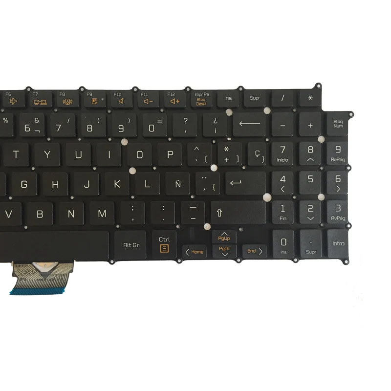 Spansk Laptop Tastatur Til LG 15Z960 AEW73709814 HMB8146ELA02 SP laptop tastatur sort