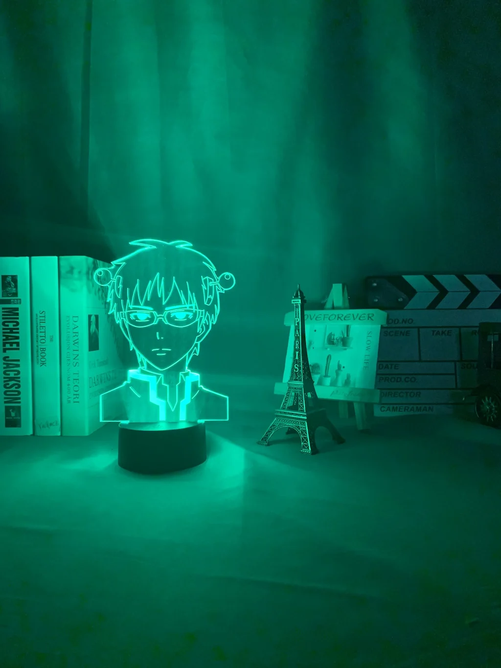 Anime Lyset af Den Katastrofale Liv Saiki K Led Nat Lys til Soveværelse Dekoration, Farverige Nightlight Animationsfilm Gave 3d-Lampe Saiki K