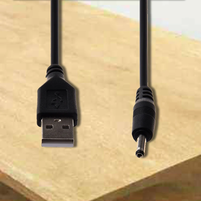 USB til 3,5 mm Tønde Jack 5V DC Strøm Kabel