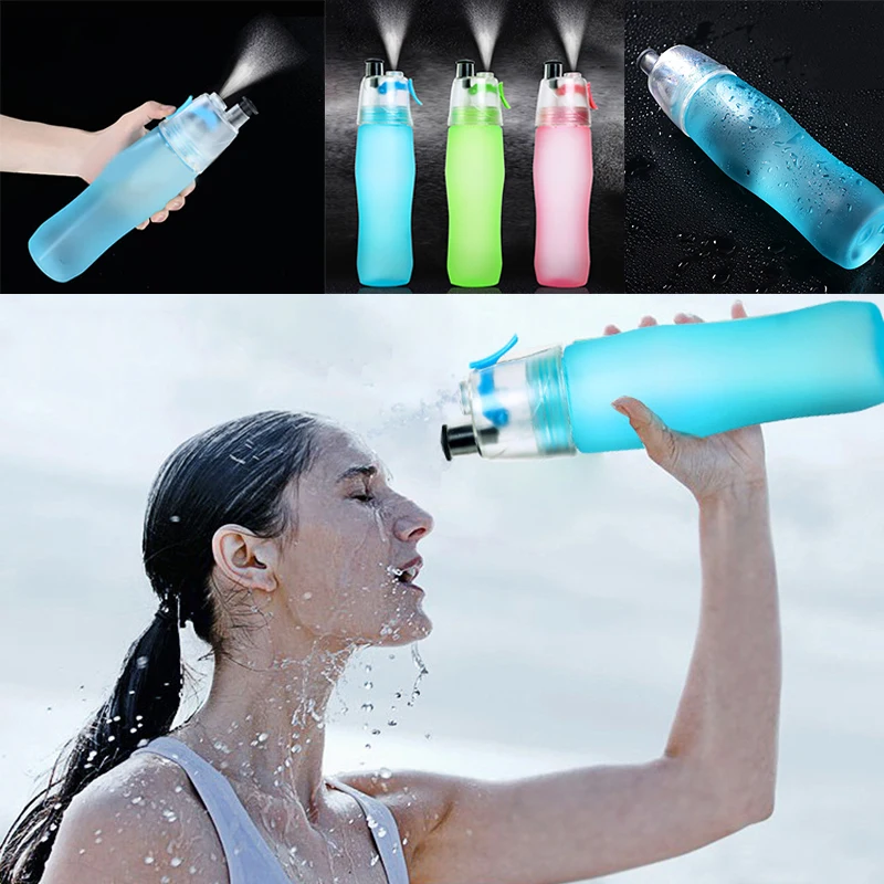 740ML Bærbare Plast Spray Flaske Krat Sport vandflaske Tætte Rejse Cup Candy Farve Yoga Camping Cykel vandflaske