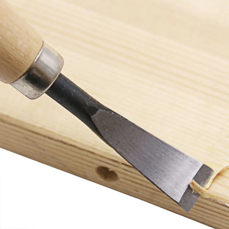 Fabrikken direkte salg Art spætte træ udskærings kniv skarpe holdbart sæt træ udskærings kniv træ håndtag forskærerkniv